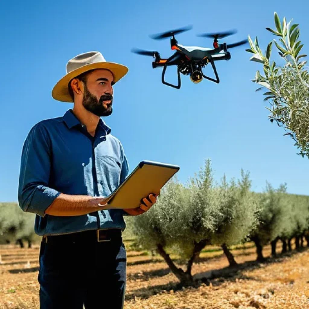 농업기술자로서의 자기 계발 방법 - **Prompt:** A skilled male agricultural technician, dressed in practical work trousers, a collared s...